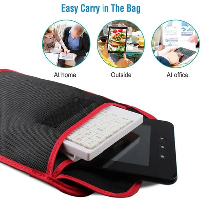 80 Keys Wired Keyboard Mini USB Connector Keyboard Portable Durable Keyboard With Carry Bag